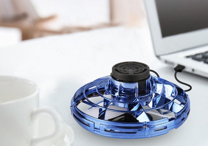 Mini Fingertip Gyro Drone – LED UFO Spinner Toy for Kids UK