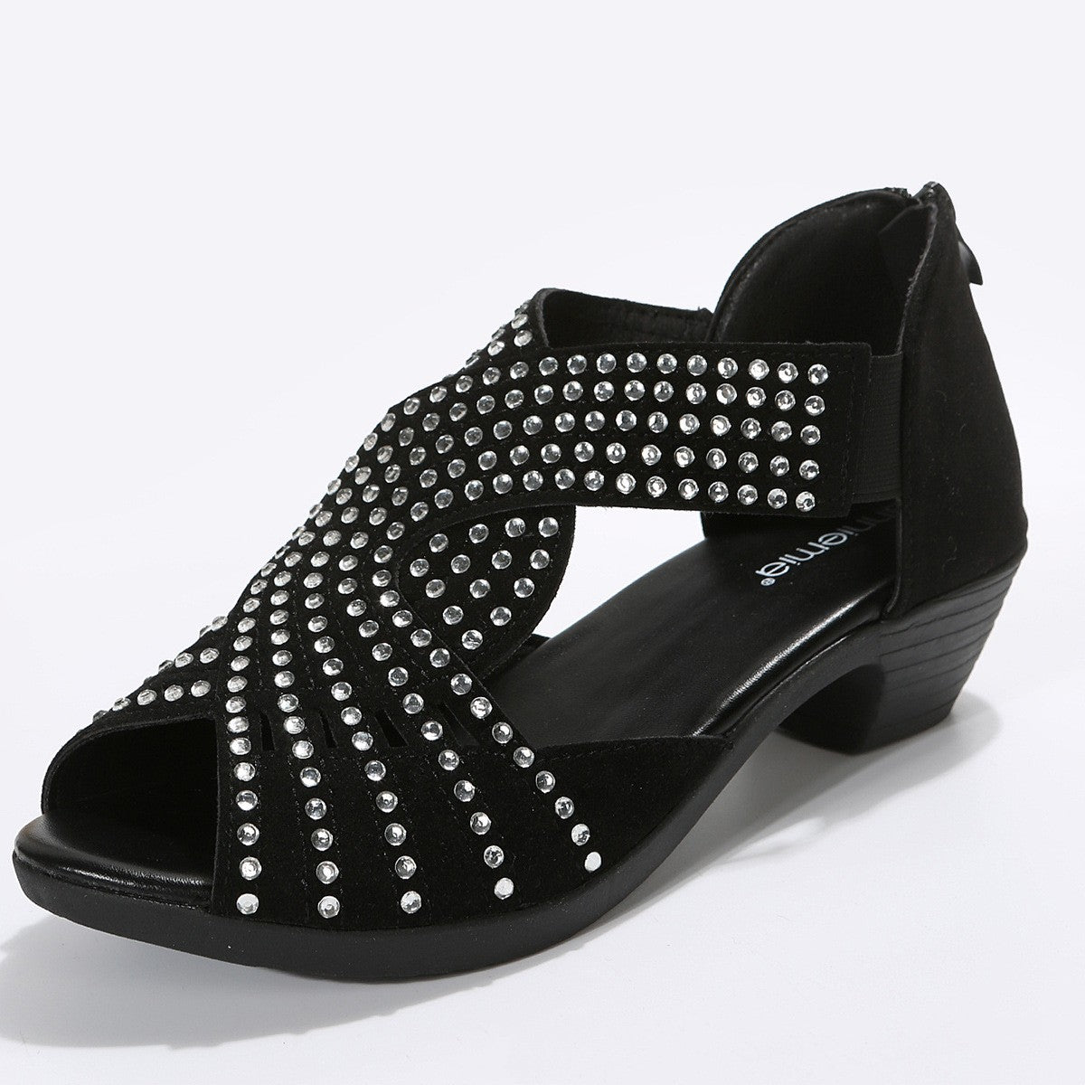 Women’s Large Size Casual Sandals – PU Leather Flat Shoes UK