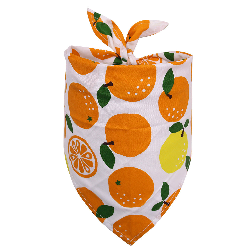 Cotton Triangle Scarf for Dogs - Pet Saliva Scarf