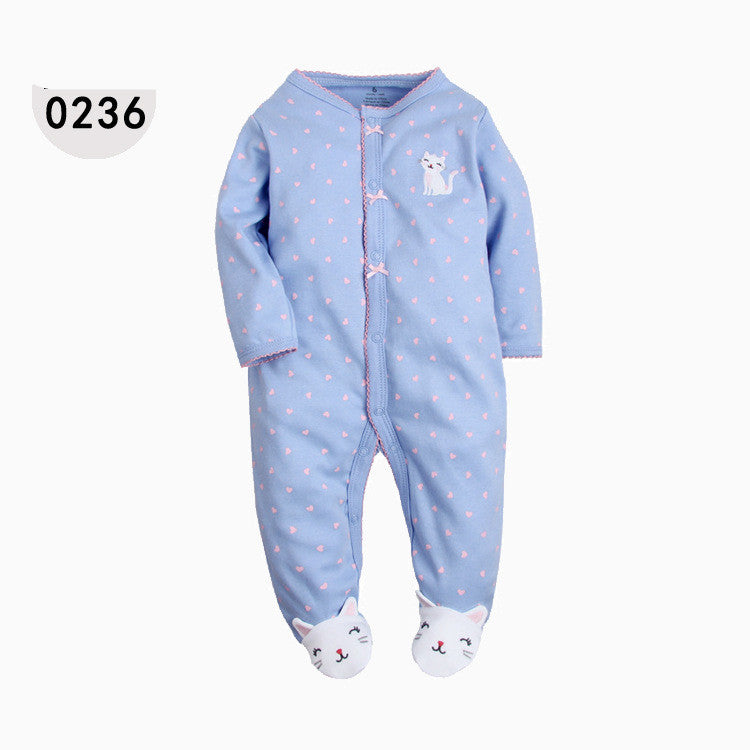 Baby Onesies Rompers Wrap Foot – Soft Newborn Sleepsuit UK