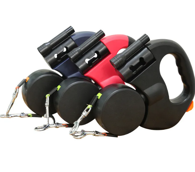 Auto Double Dog Leash – Retractable Dual Lead for Two Dogs UK