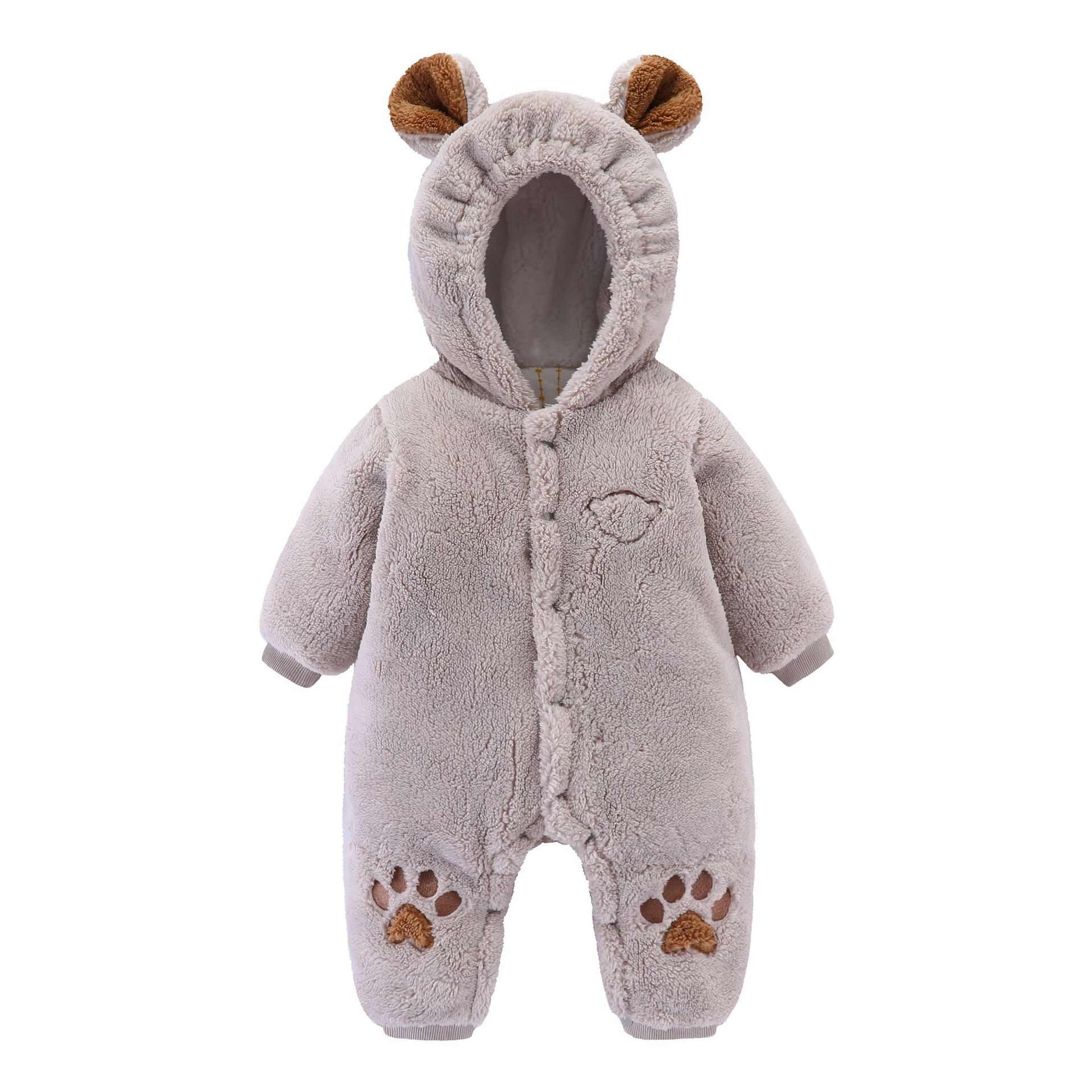 Newborn Baby Onesies Quilted Romper – Warm Baby Clothes UK