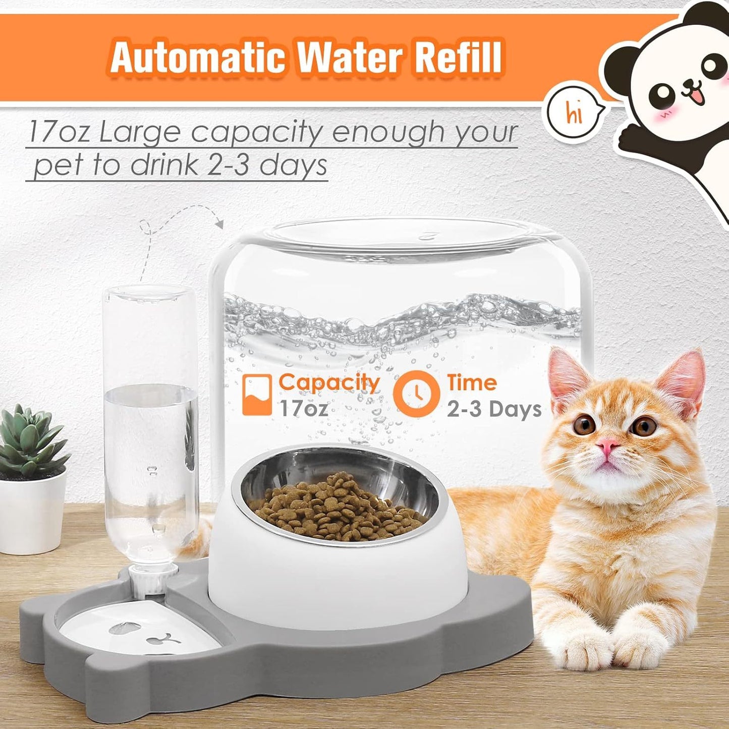 Elevated Dog Cat Bowls Tilted Cat Food And Water