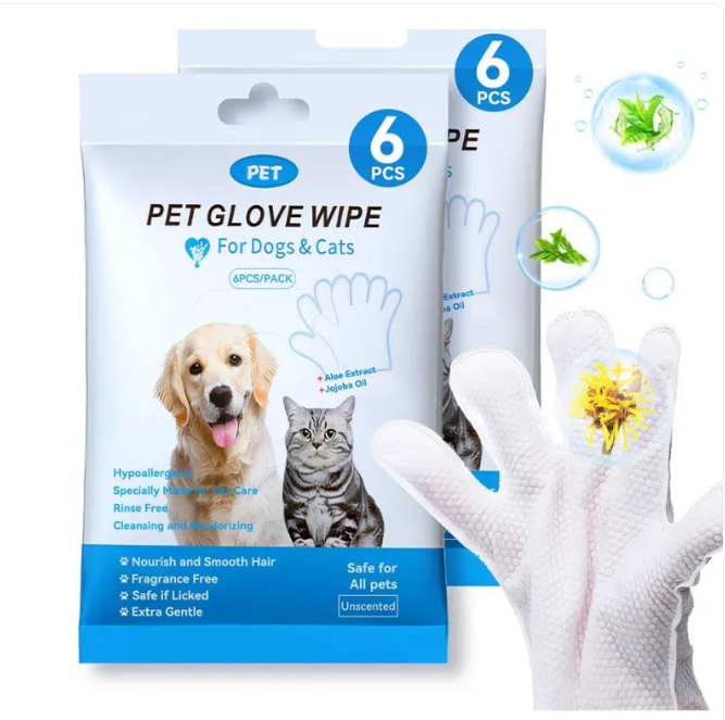 Pet Cleaning Gloves & Wipes – Gentle Grooming Essentials for Dogs & Cats UK