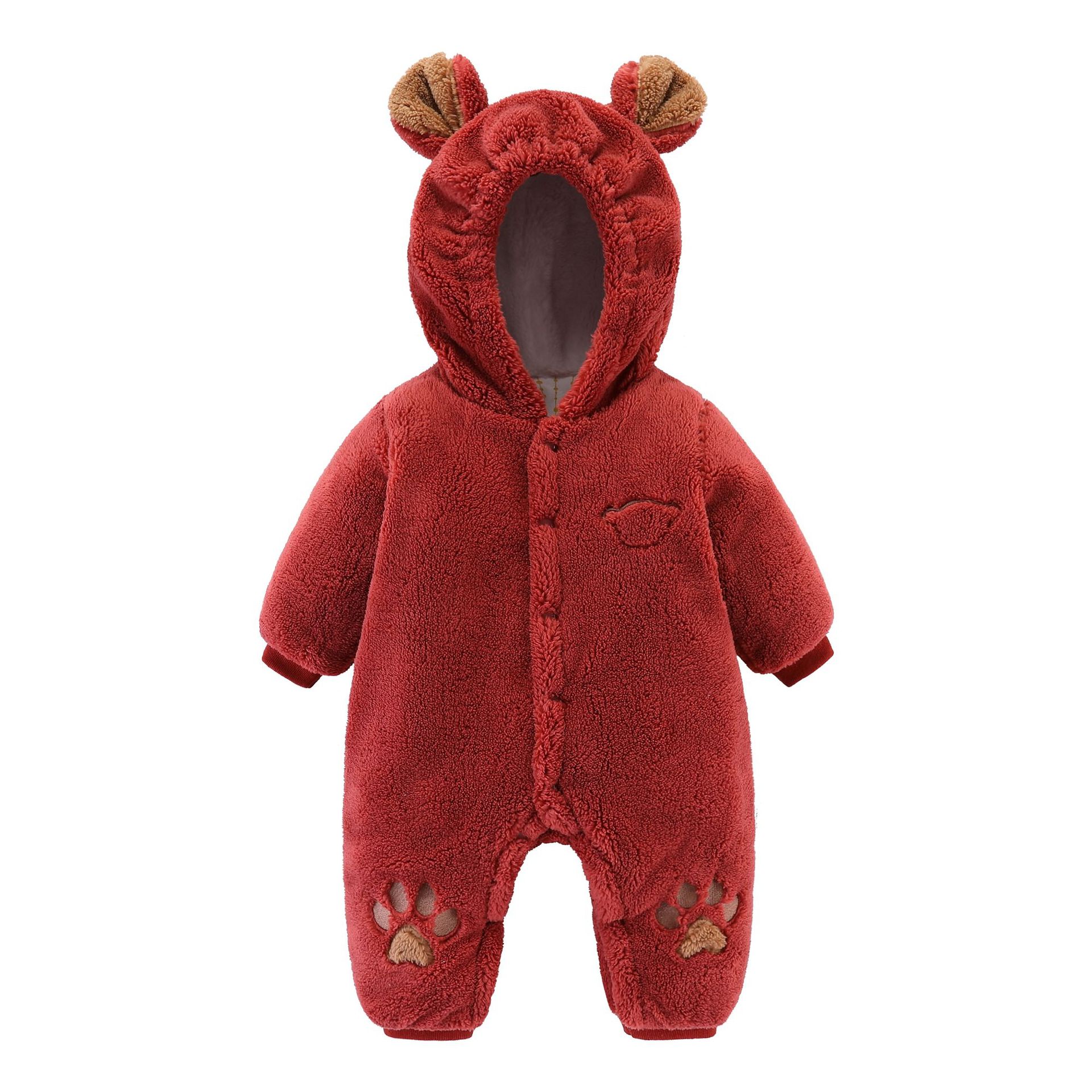 Newborn Baby Onesies Quilted Romper – Warm Baby Clothes UK