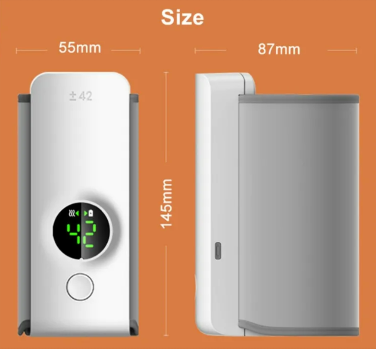 Portable Wireless Baby Bottle Warmer – USB Rechargeable Travel Milk Warmer UK