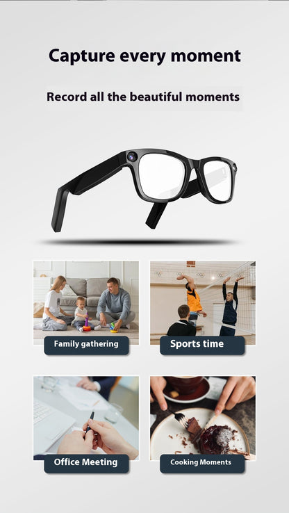 AI Camera Smart Glasses – HD Video, Voice Call &amp; Translation Glasses UK