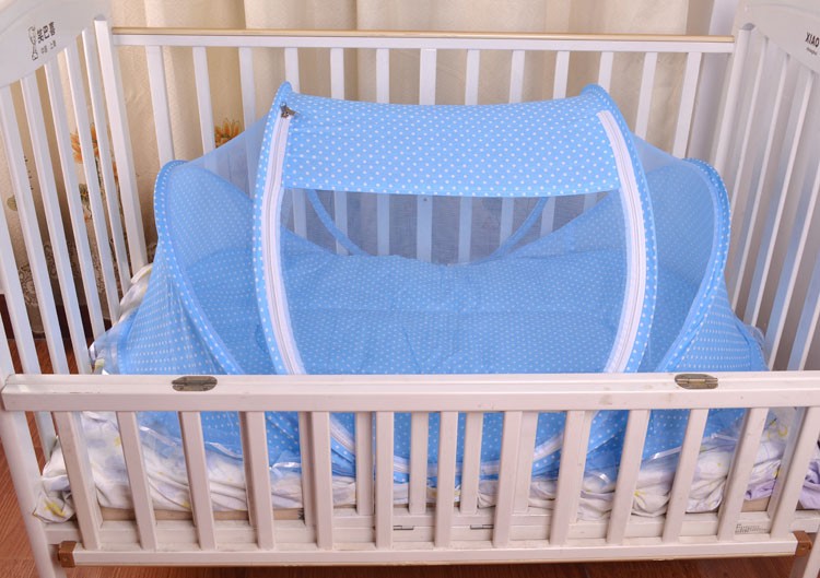 Foldable Baby Bed Net With Pillow – 2-Piece Mosquito Net Set UK