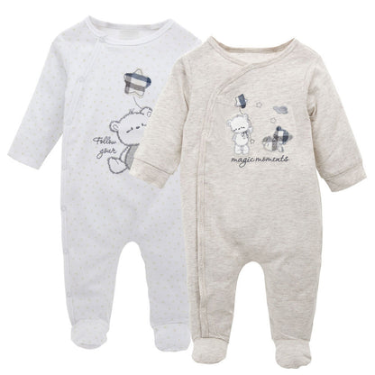 Cotton Long Sleeve Baby Onesies