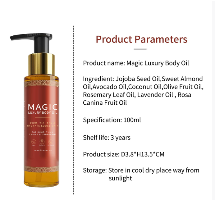 Magic Body Oil – Nourishing Hydrating Glow Oil for Skin UK