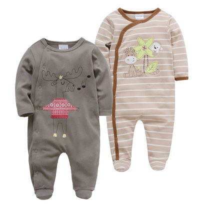Cotton Long Sleeve Baby Onesies