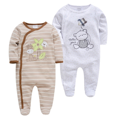 Cotton Long Sleeve Baby Onesies