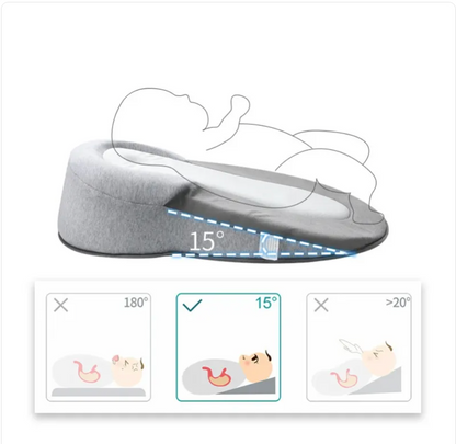 Baby Anti-Spit Up Pillow – Memory Foam Incline Pillow for Newborns UK