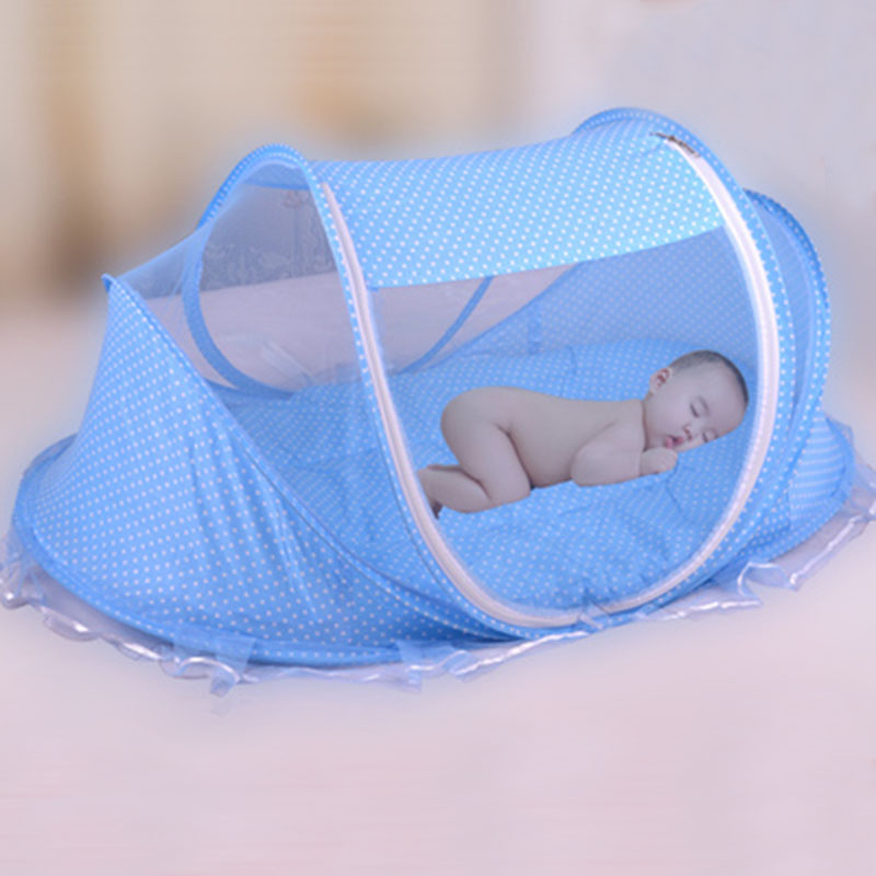 Foldable Baby Bed Net With Pillow – 2-Piece Mosquito Net Set UK
