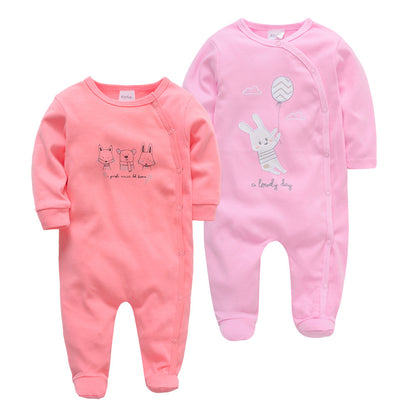 Cotton Long Sleeve Baby Onesies