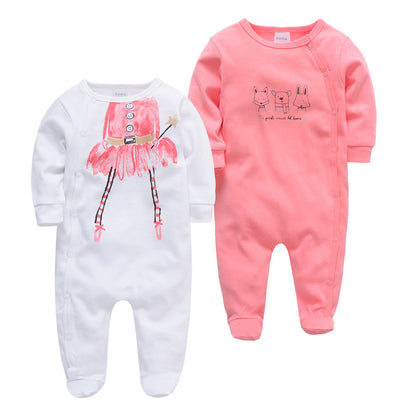 Cotton Long Sleeve Baby Onesies