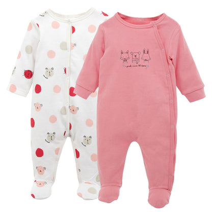 Cotton Long Sleeve Baby Onesies