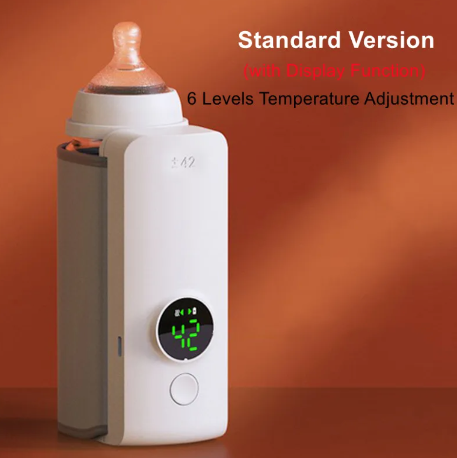 Portable Wireless Baby Bottle Warmer – USB Rechargeable Travel Milk Warmer UK