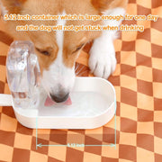 Dog Water Bottle Dog Bowl 2-in-1 Food