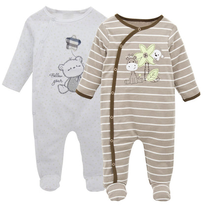 Cotton Long Sleeve Baby Onesies