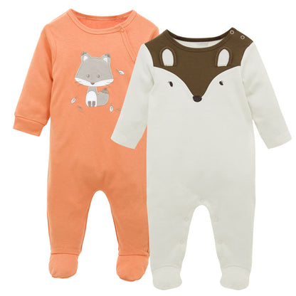 Cotton Long Sleeve Baby Onesies