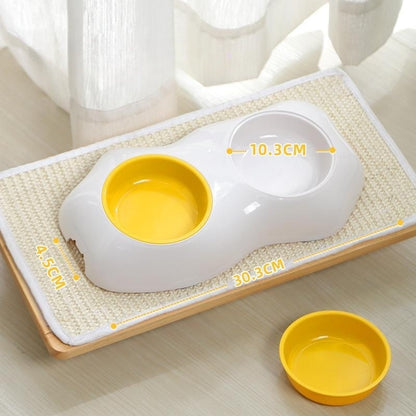 Egg-Shaped Bowl for Pets