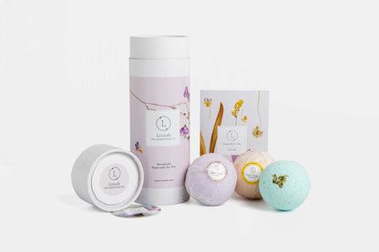 Bath Bombs, Spa Gift Set, Unique gift for Her, Gift for Mother, Care Package, Shower Bombs in a Tube, Relaxation Gift, BFF