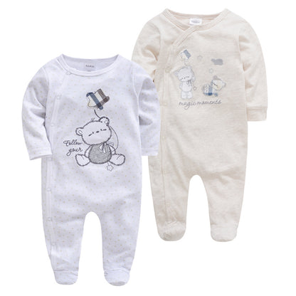 Cotton Long Sleeve Baby Onesies
