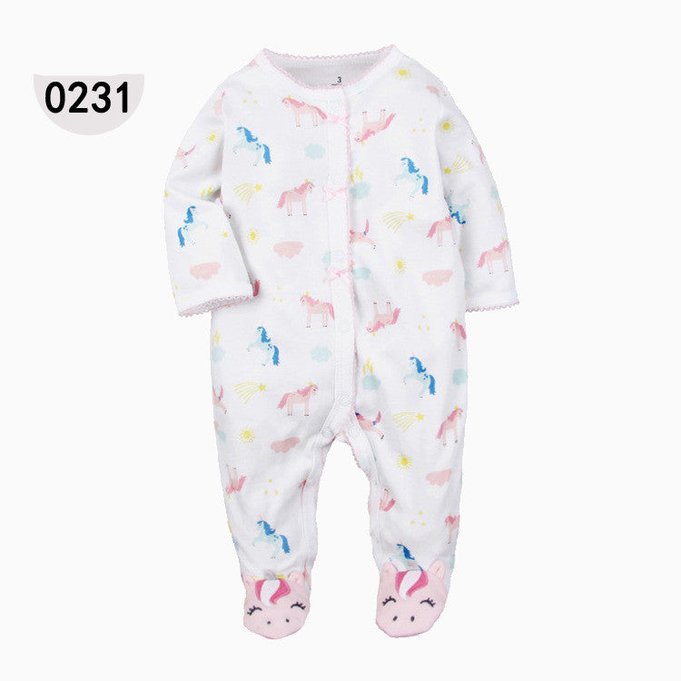 Baby Onesies Rompers Wrap Foot – Soft Newborn Sleepsuit UK
