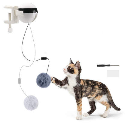 Electric Auto-Lift Cat Teaser Toy – Interactive Puzzle Ball for Cats UK