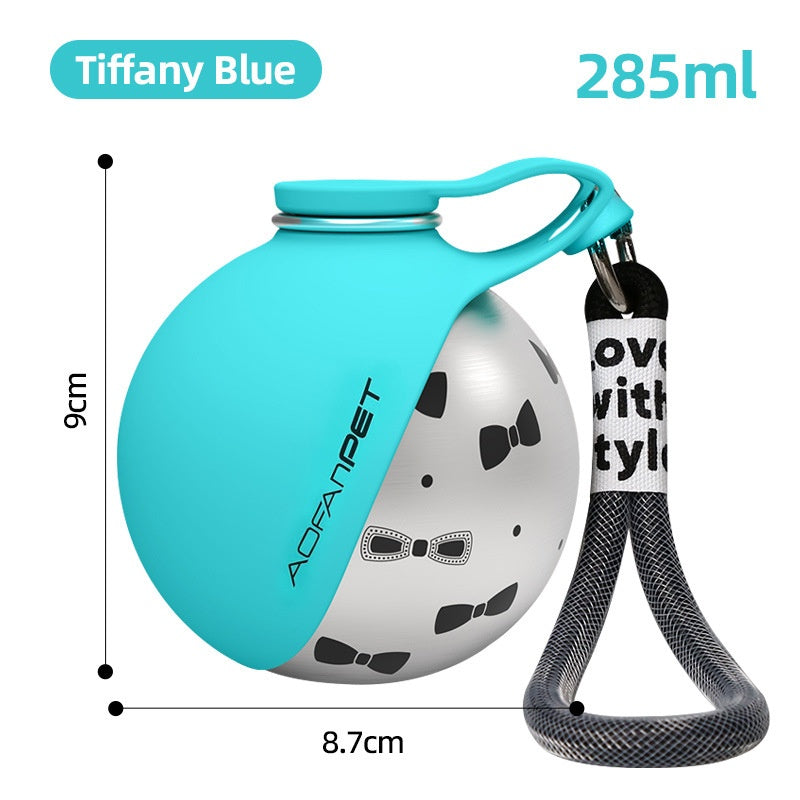 Portable Pet Water Bottle – Stainless Steel Dog Travel Water Cup UK