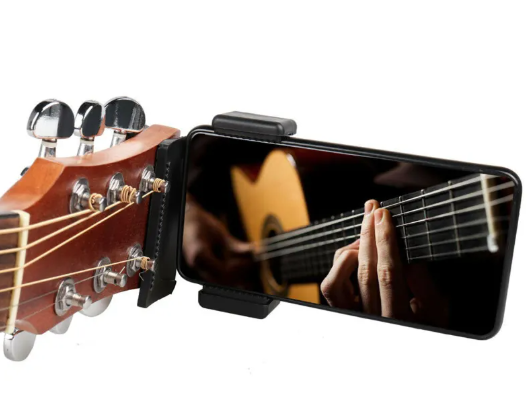 Phone Guitar Clip Stand – Adjustable Smartphone Holder for Guitar UK