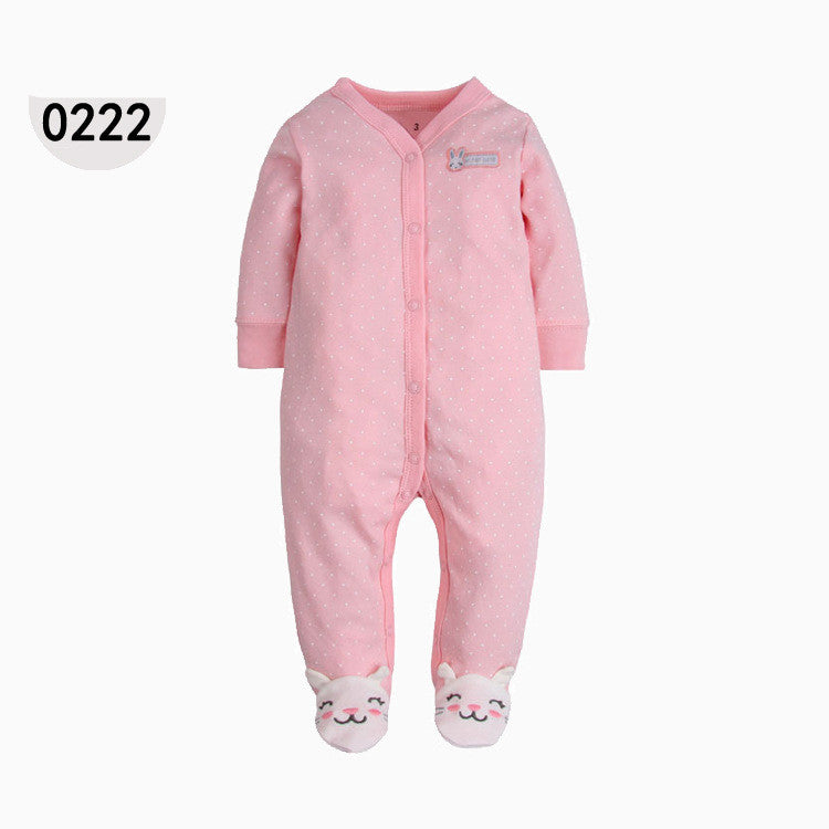 Baby Onesies Rompers Wrap Foot – Soft Newborn Sleepsuit UK