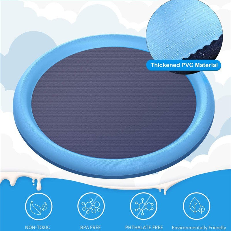 Non-Slip Splash Pad for Kids &amp; Pets – Outdoor Water Play Mat UK