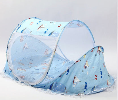 Foldable Baby Bed Net With Pillow – 2-Piece Mosquito Net Set UK