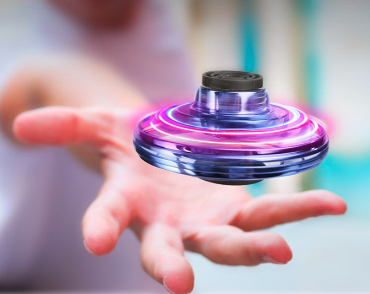 Mini Fingertip Gyro Drone – LED UFO Spinner Toy for Kids UK