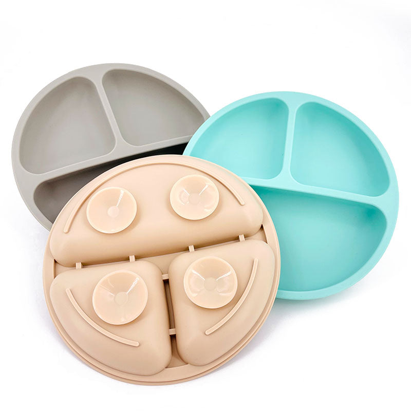 Cute Cartoon Silicone Suction Plate – Baby Feeding Plate with Suction Base UK