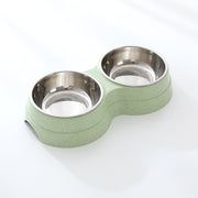 Double Pet Bowls Dog Food Water