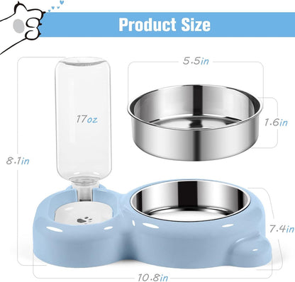 Food and Water Bowl for Cats