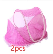 Foldable Baby Bed Net With Pillow – 2-Piece Mosquito Net Set UK