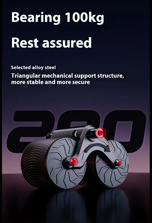 Automatic Rebound Abdominal Wheel – Core Trainer for Home Fitness UK