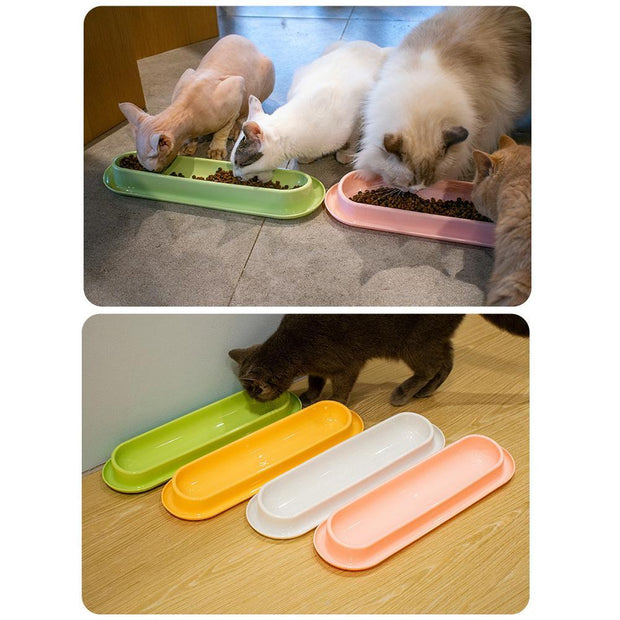 Pet Bowls Dog Food Water Feeder Leakproof