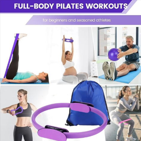 13-Piece Yoga &amp; Pilates Set – Complete Home Workout Kit UK