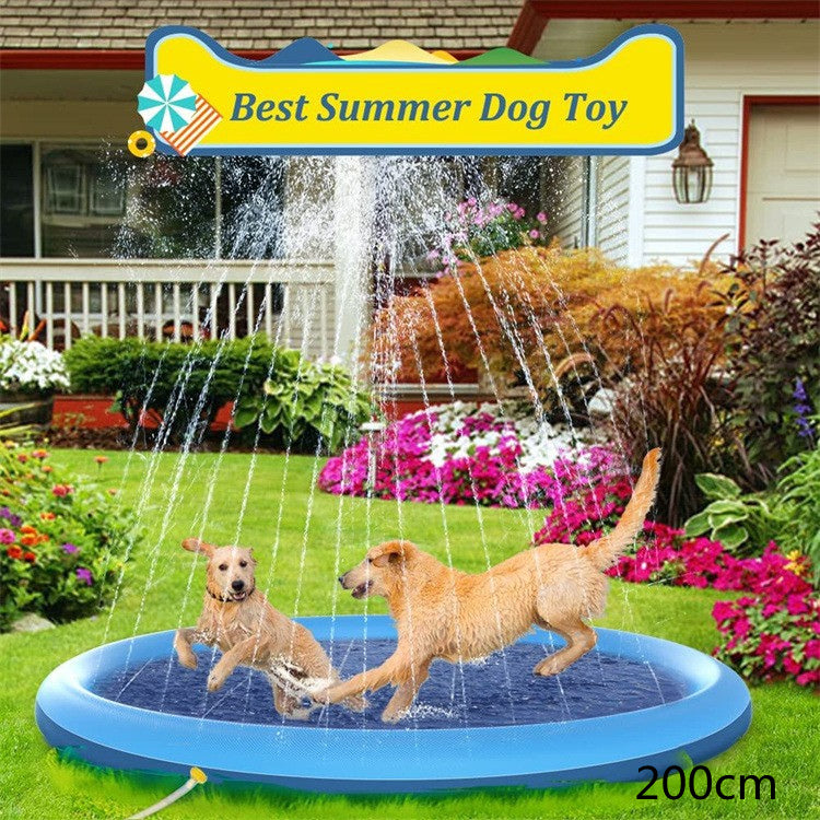 Non-Slip Splash Pad for Kids &amp; Pets – Outdoor Water Play Mat UK