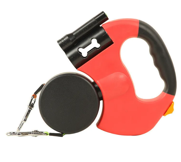 Auto Double Dog Leash – Retractable Dual Lead for Two Dogs UK