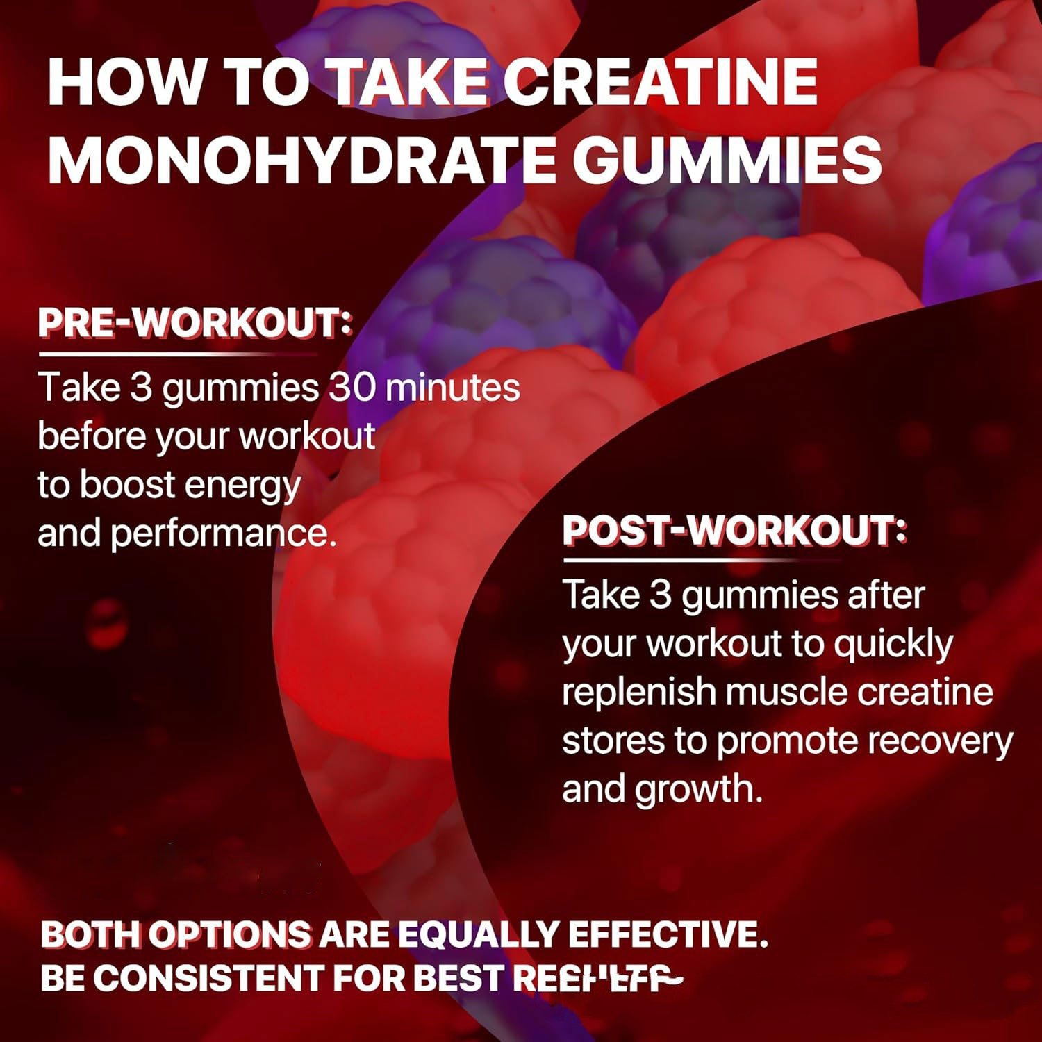 Muscle Boost Gummies – Creatine &amp; Vitamin Fitness Gummies UK