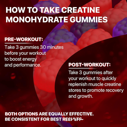 Muscle Boost Gummies – Creatine &amp; Vitamin Fitness Gummies UK