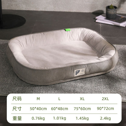 Comfortable Thick Dog Bed for Pets - Washable Design