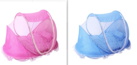 Foldable Baby Bed Net With Pillow – 2-Piece Mosquito Net Set UK