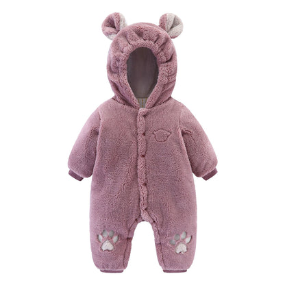 Newborn Baby Onesies Quilted Romper – Warm Baby Clothes UK
